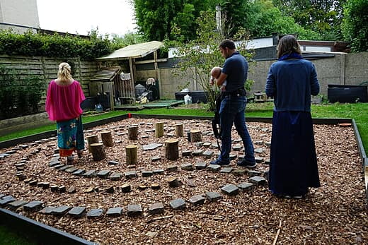 Labyrinth ceremony